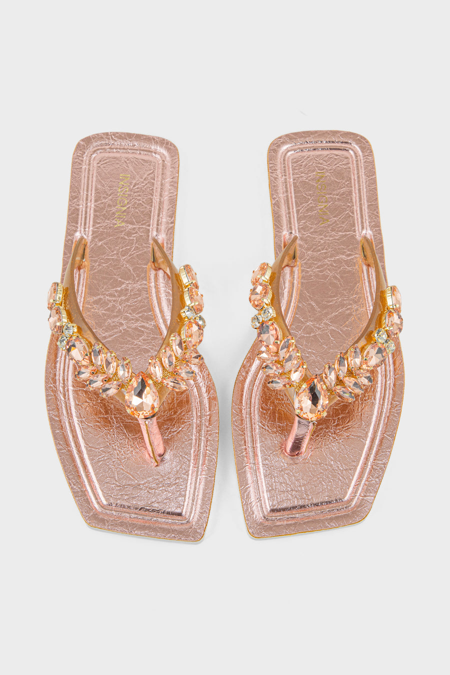 Casual Flip Flop IL3046-Rose Gold