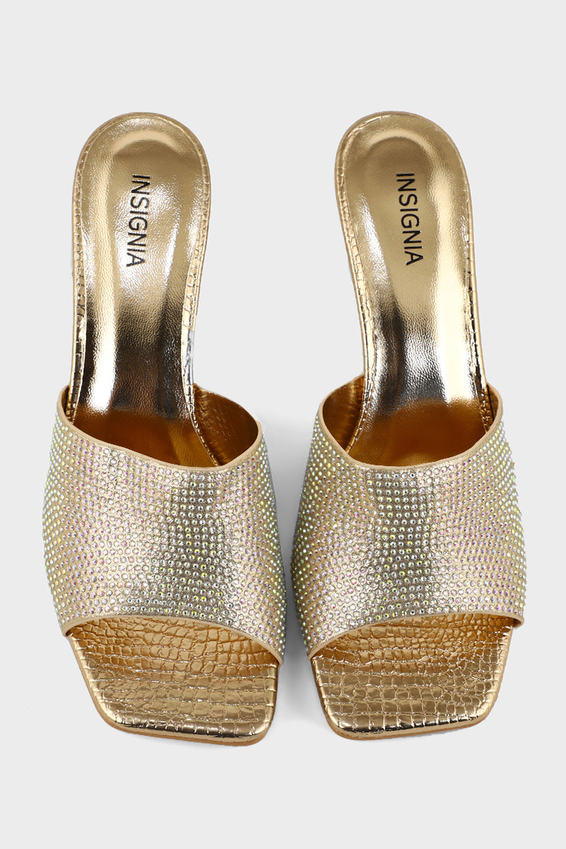 Party Wear Slip On IP0124-Champagne