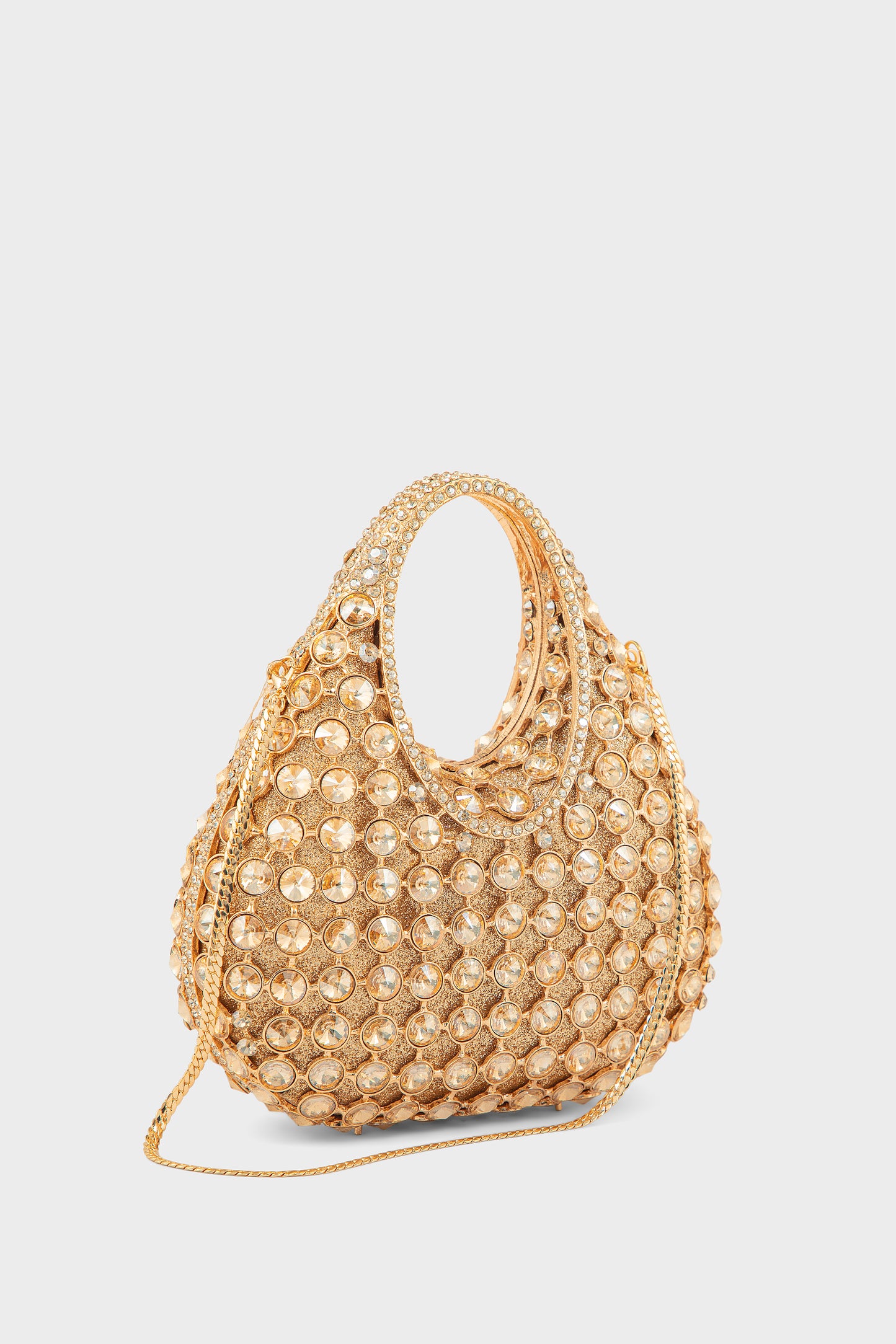 Party Wear Clutch BK4160-Rose Gold