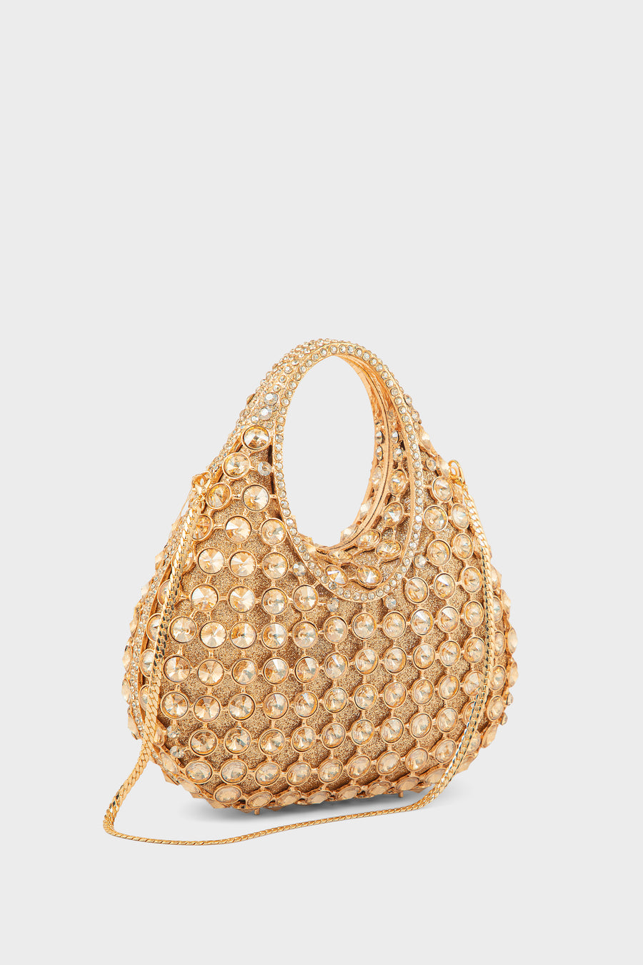 Party Wear Clutch BK4160-Rose Gold