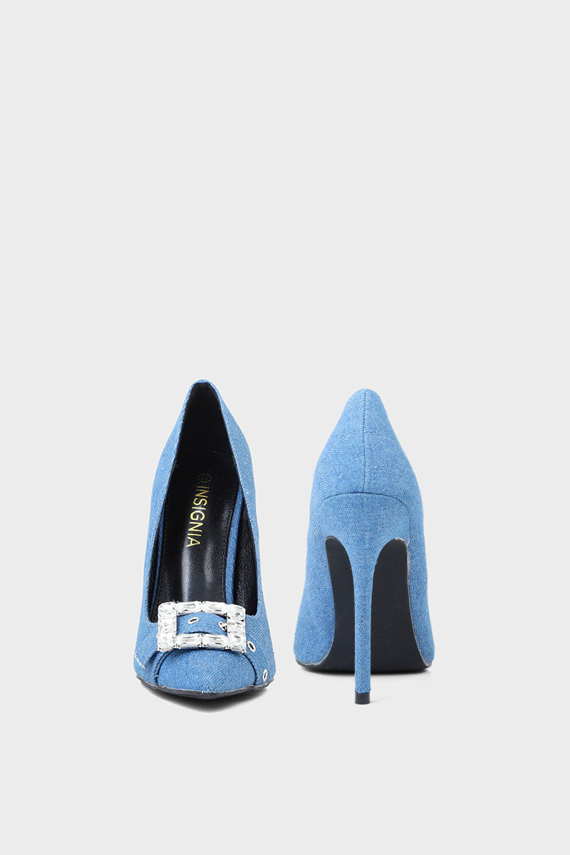 Formal Court Shoes I44493-Blue