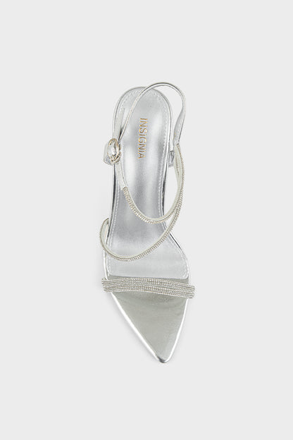 Party Wear Sandal IP2083-Silver