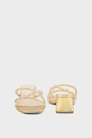 Party Wear Slip On IP0058-Golden