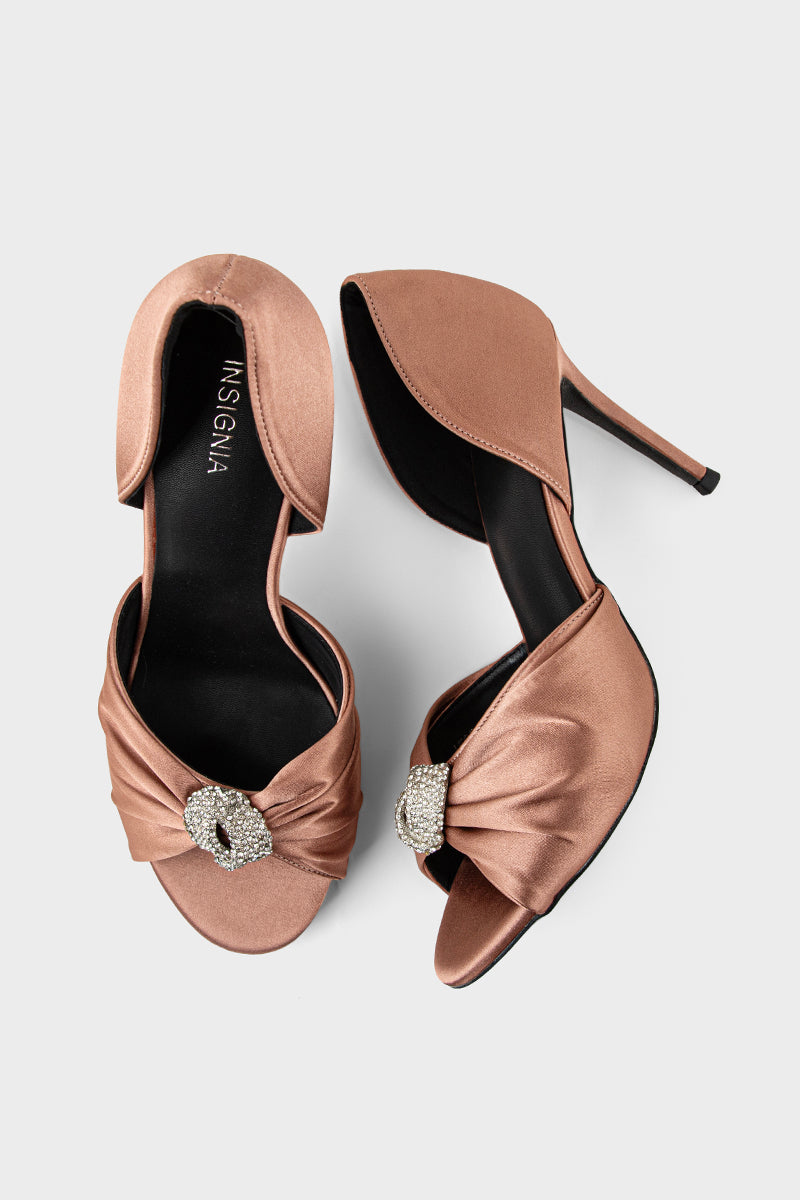 Formal Peep Toes IF3512-Tea Pink