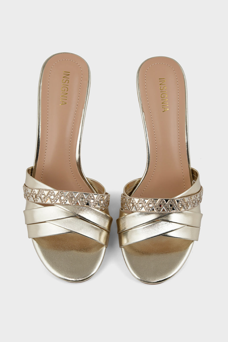 Party Wear Slip On IP0121-Gold