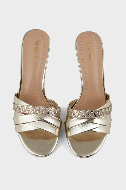 Party Wear Slip On IP0121-Gold
