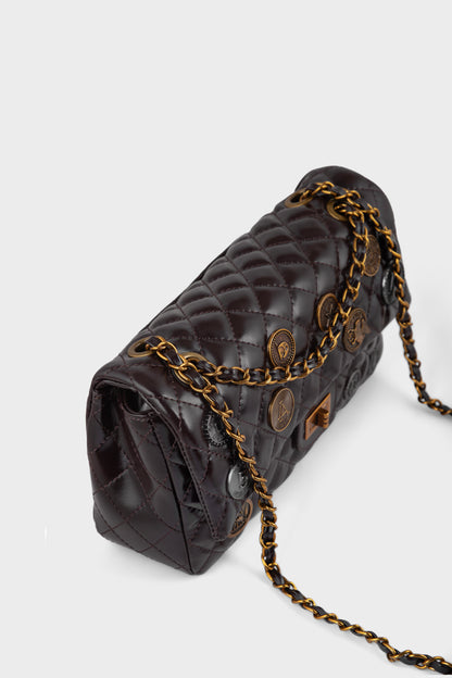 Formal Shoulder Bags BS2335-Brown