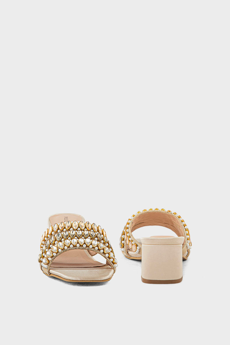 Party Wear Slip On IP0054-Golden