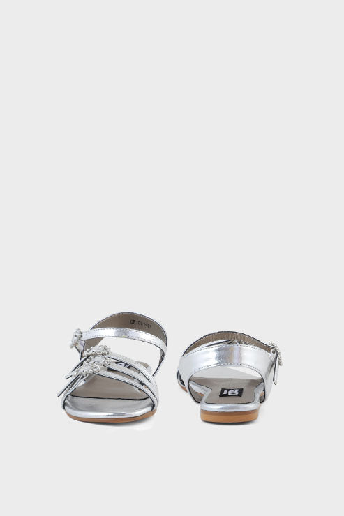 Girls Formal Slip On GF1001-Silver