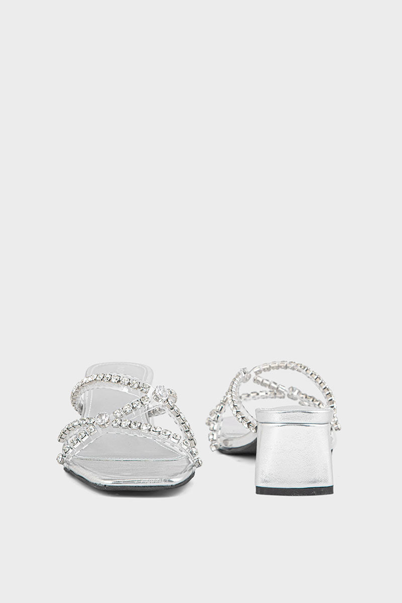 Party Wear Slip On IP0058-Silver