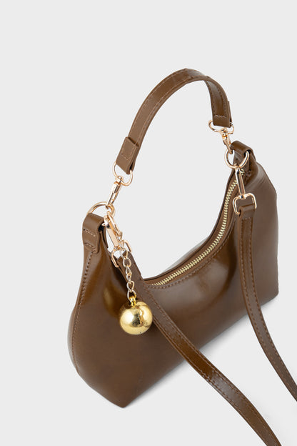 Hobo Hand Bags BS2346-Dark Brown