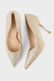 Pary Wear Court Shoes IP5050-Gold