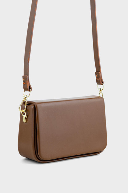Flap Shoulder Bags BH0079-Brown
