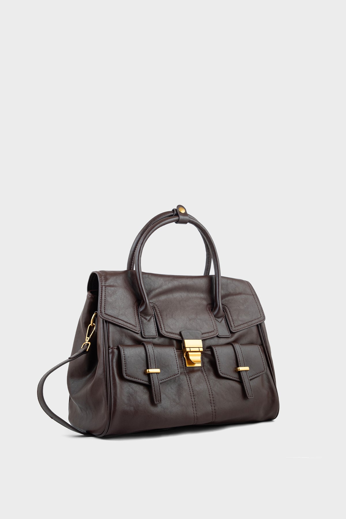 Satchel Shoulder Bags BH0226-Brown