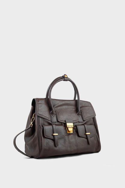 Satchel Shoulder Bags BH0226-Brown