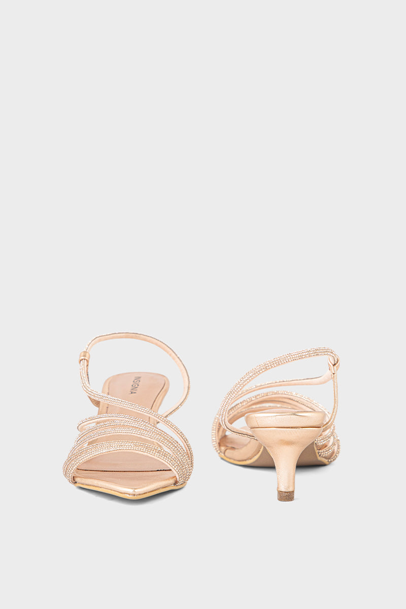 Party Wear Sandal IP2044-Golden
