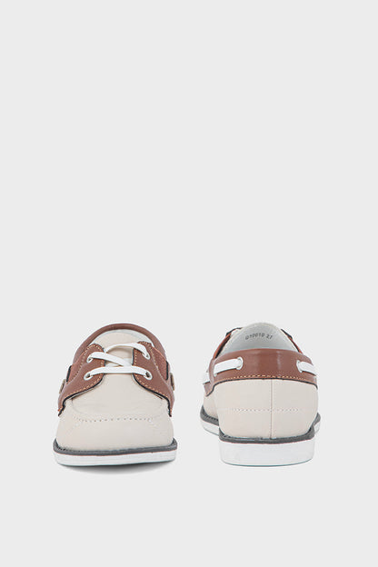 Formal Boat Shoes Q10010-Beige