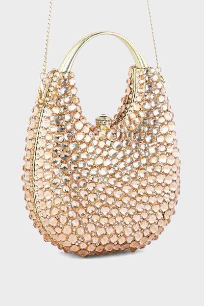 Party Wear Clutch BK4055-Champagne