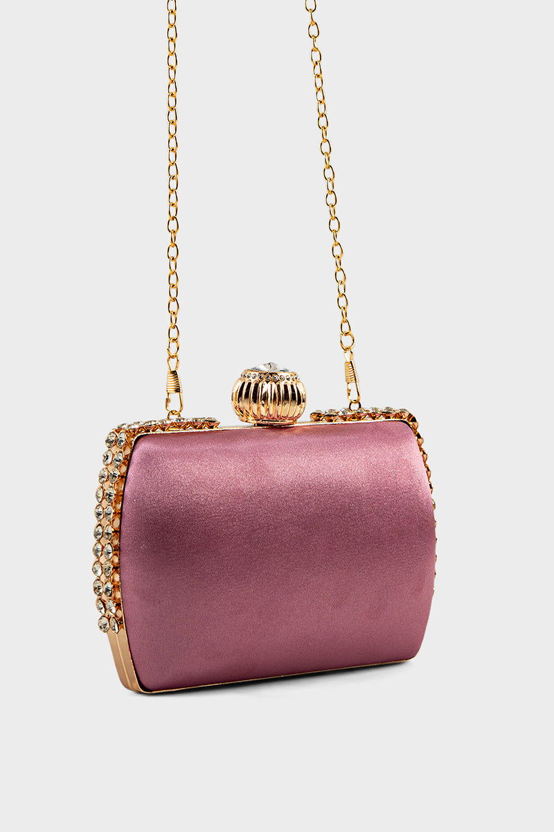 Party Wear Clutch BK4083-Lilac