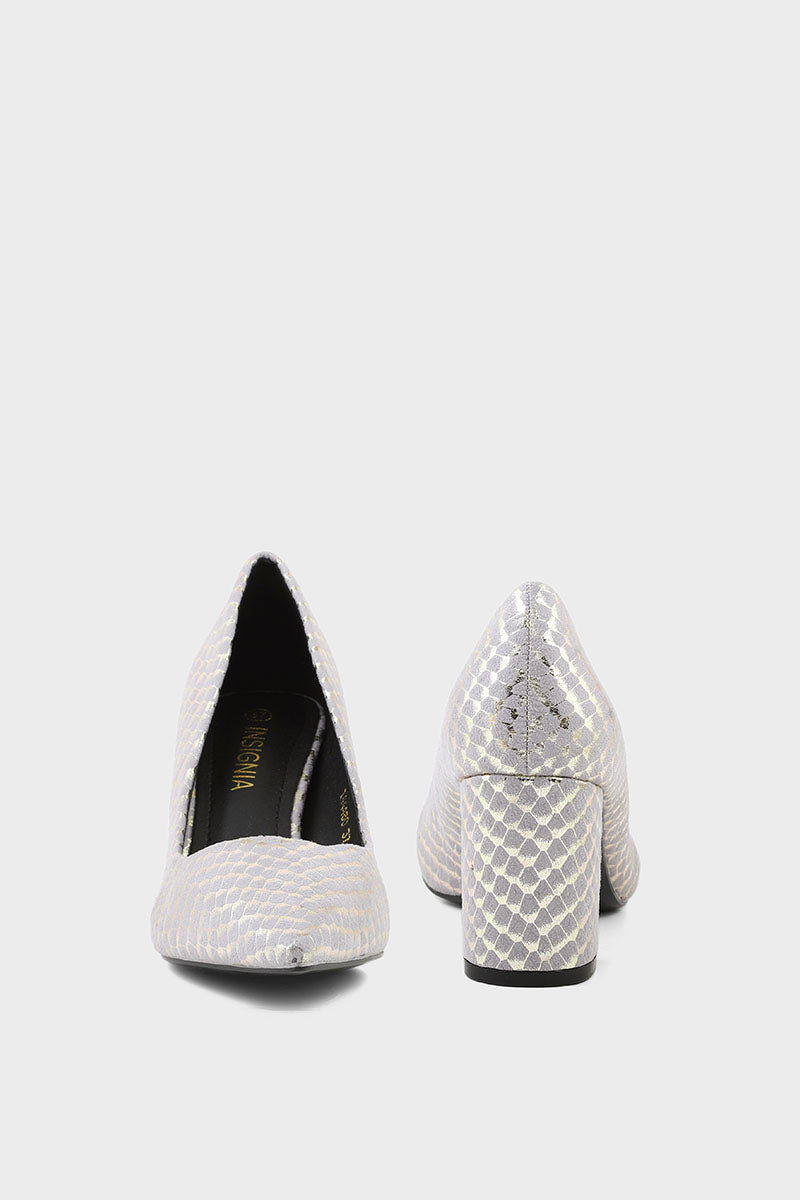 Formal Court Shoes I44480-Grey