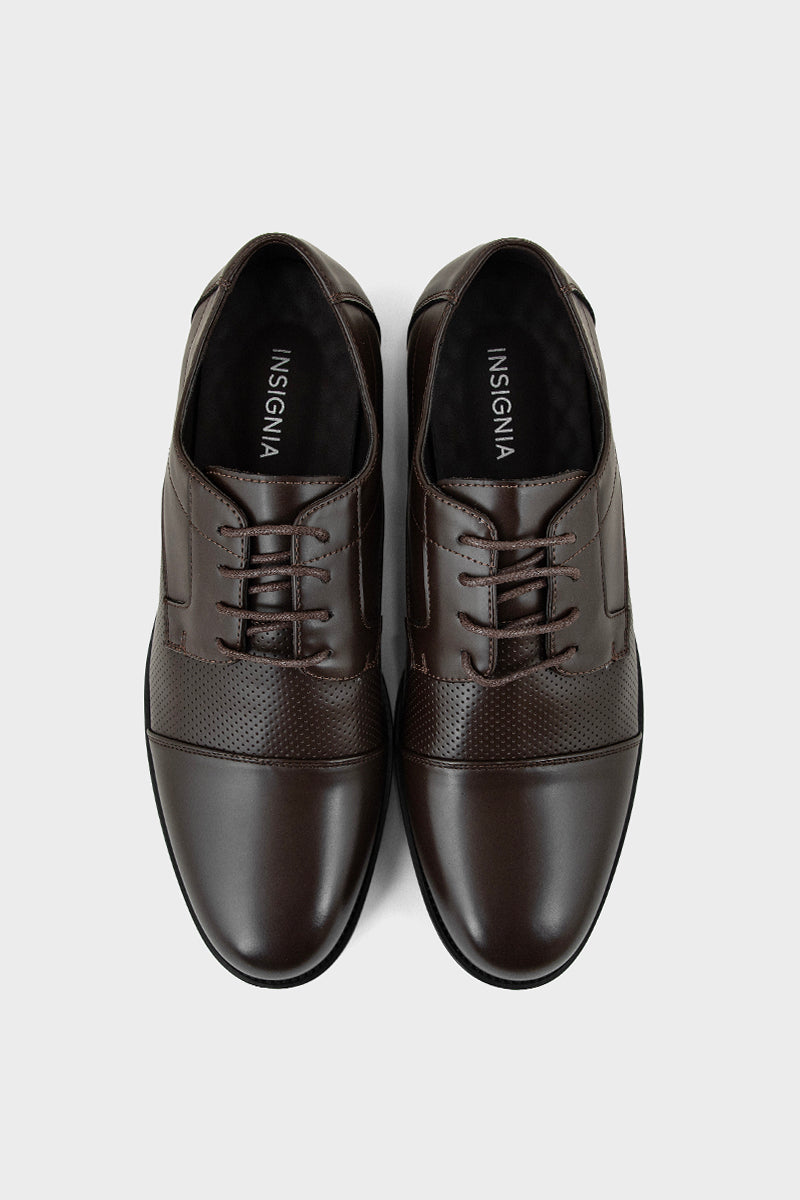 Men Formal Oxford MF8016-Coffee