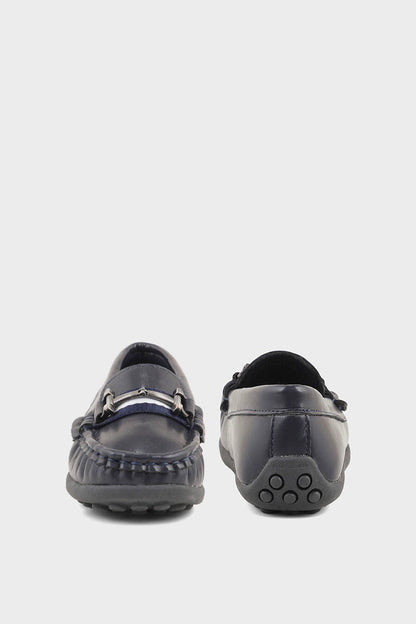Boys Formal Loafer Q10011-Navy