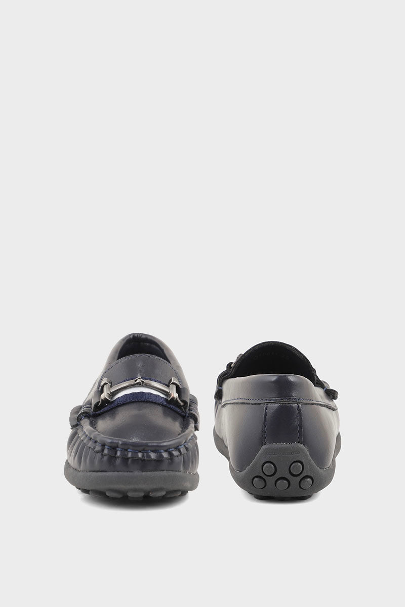 Boys Formal Loafer Q10011-Navy