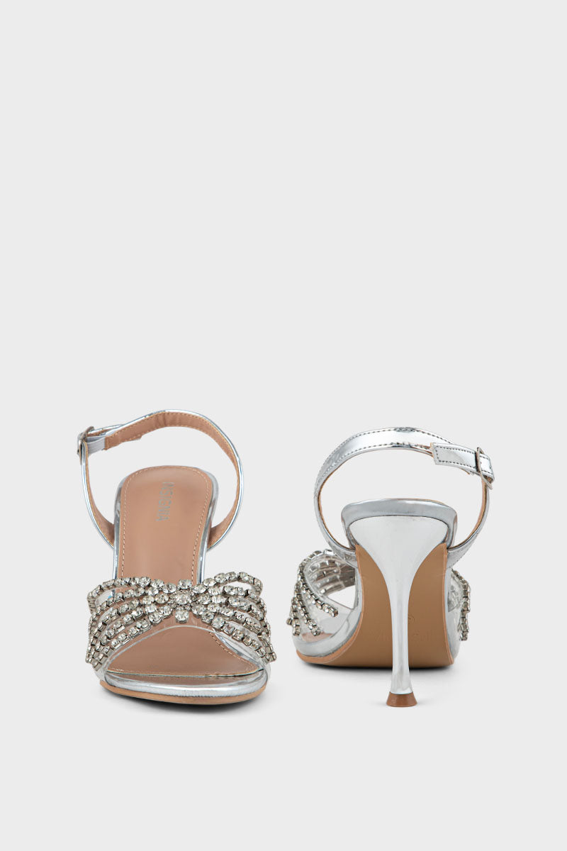 Party Wear Sandal IP2057-Silver