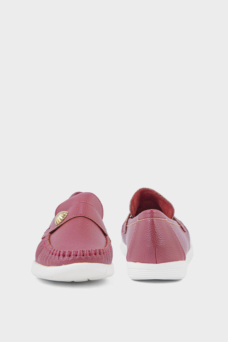 Comfort Moccassin IK7006-Maroon