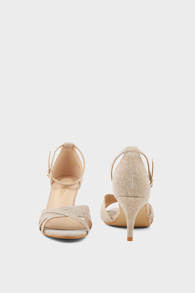 Party Wear Sandal I23718-Champagne