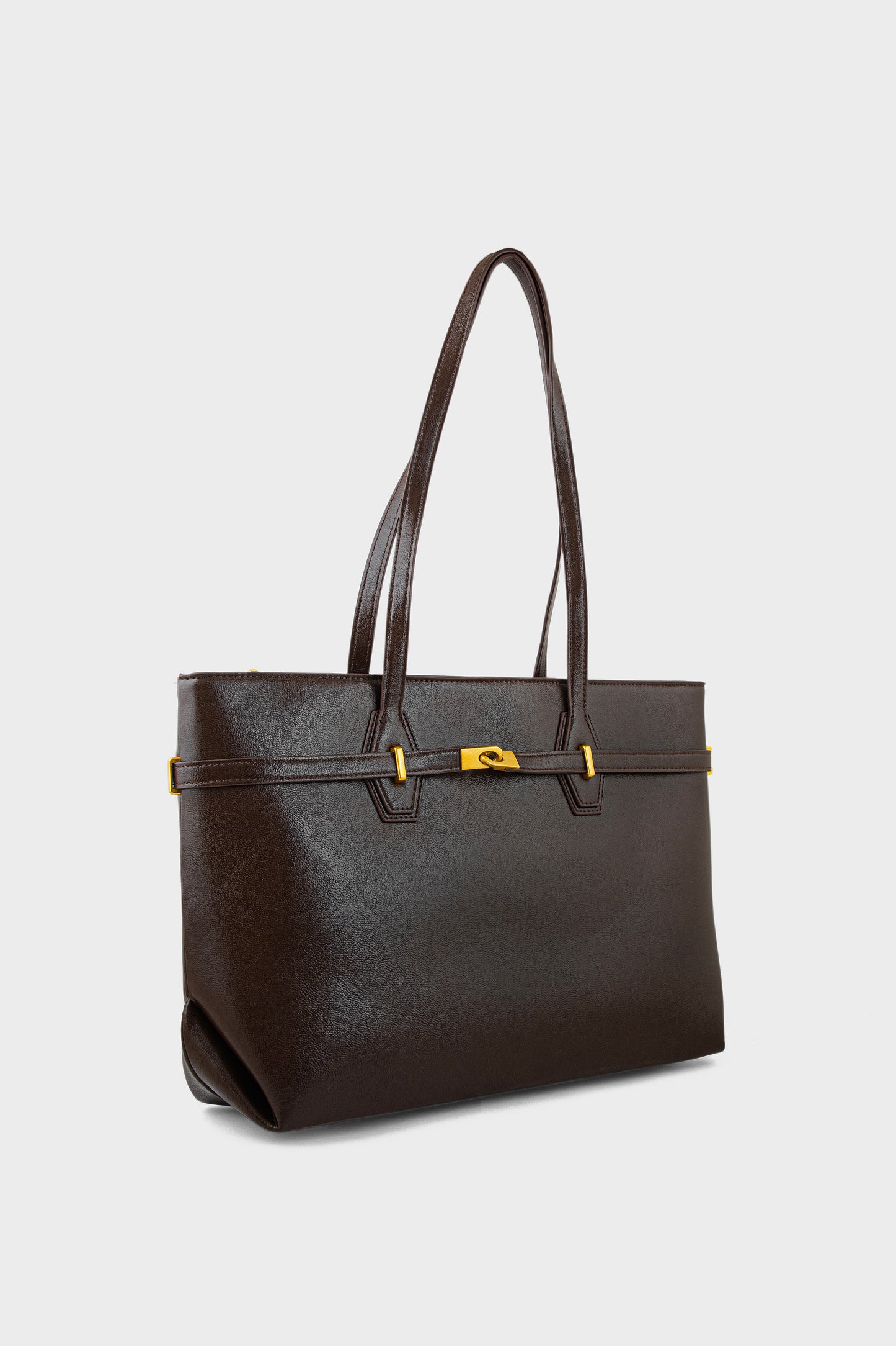 Tote Hand Bags BS2318-Dark Brown
