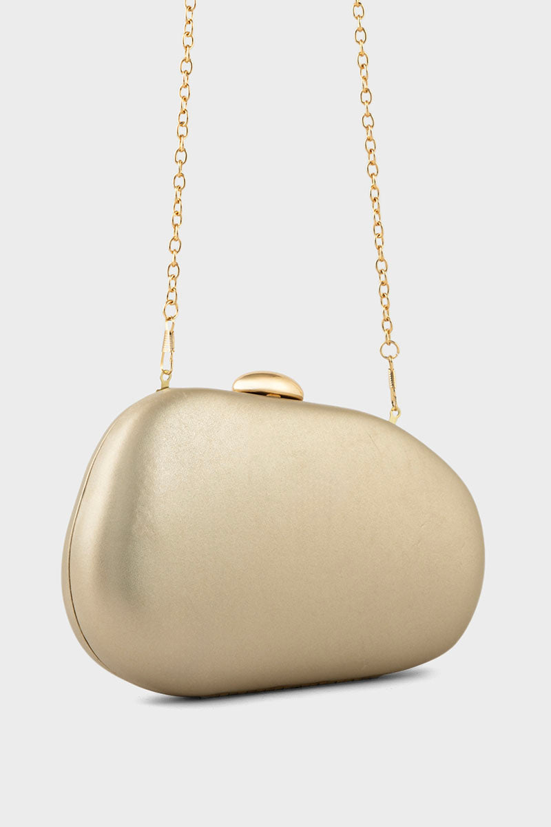 Party Wear Clutch BK4119-Golden