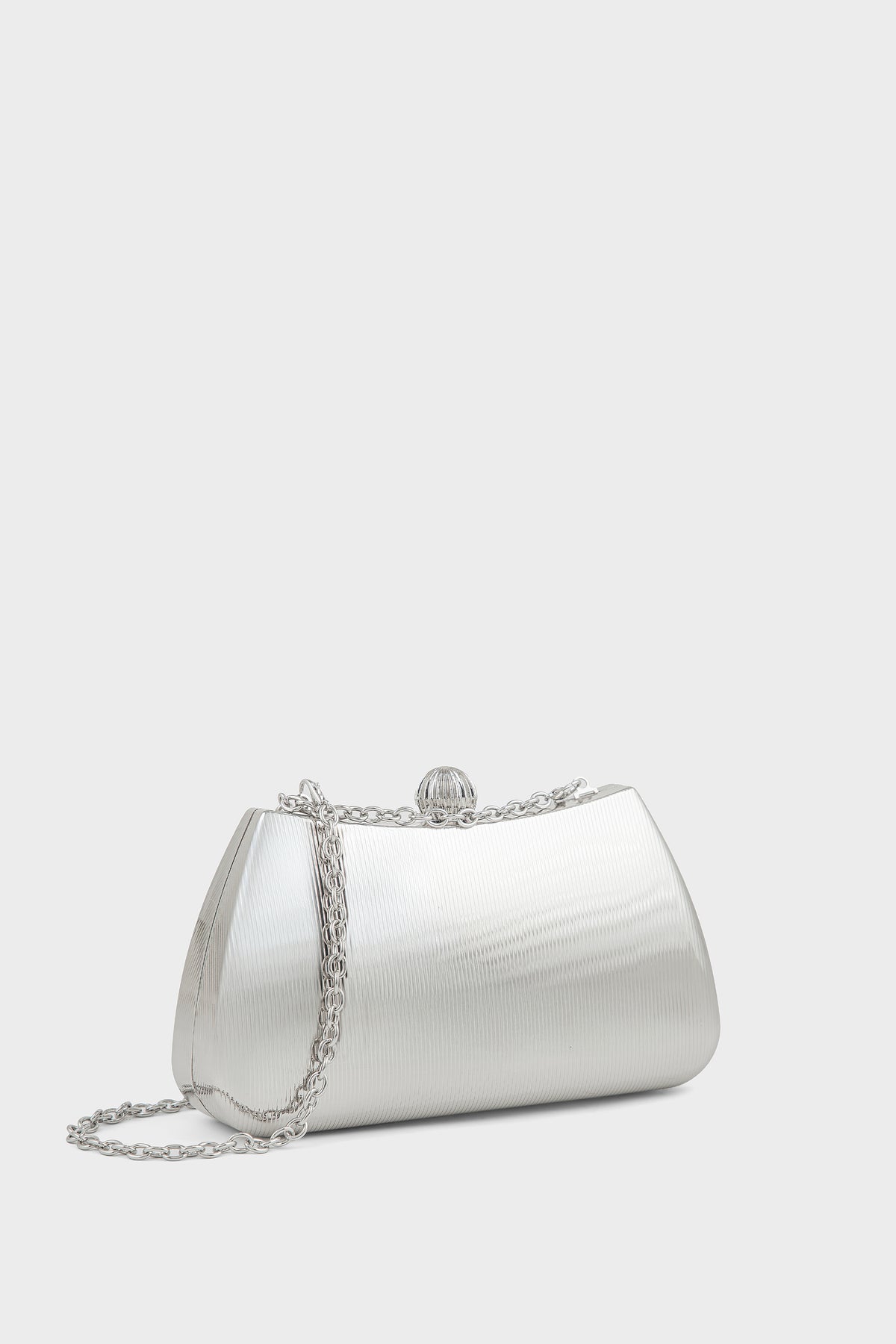 Party Wear Clutch BK4175-Silver