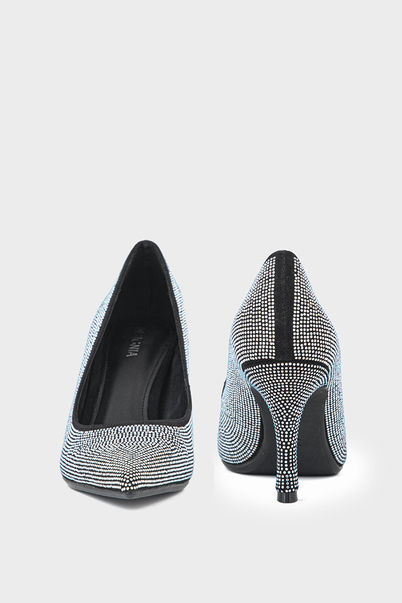 Party Wear Court Shoes IP5022-Black