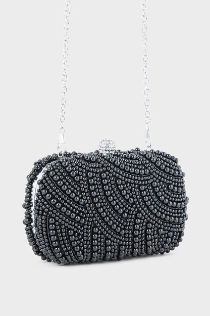 Party Wear Clutch BK4062-Black