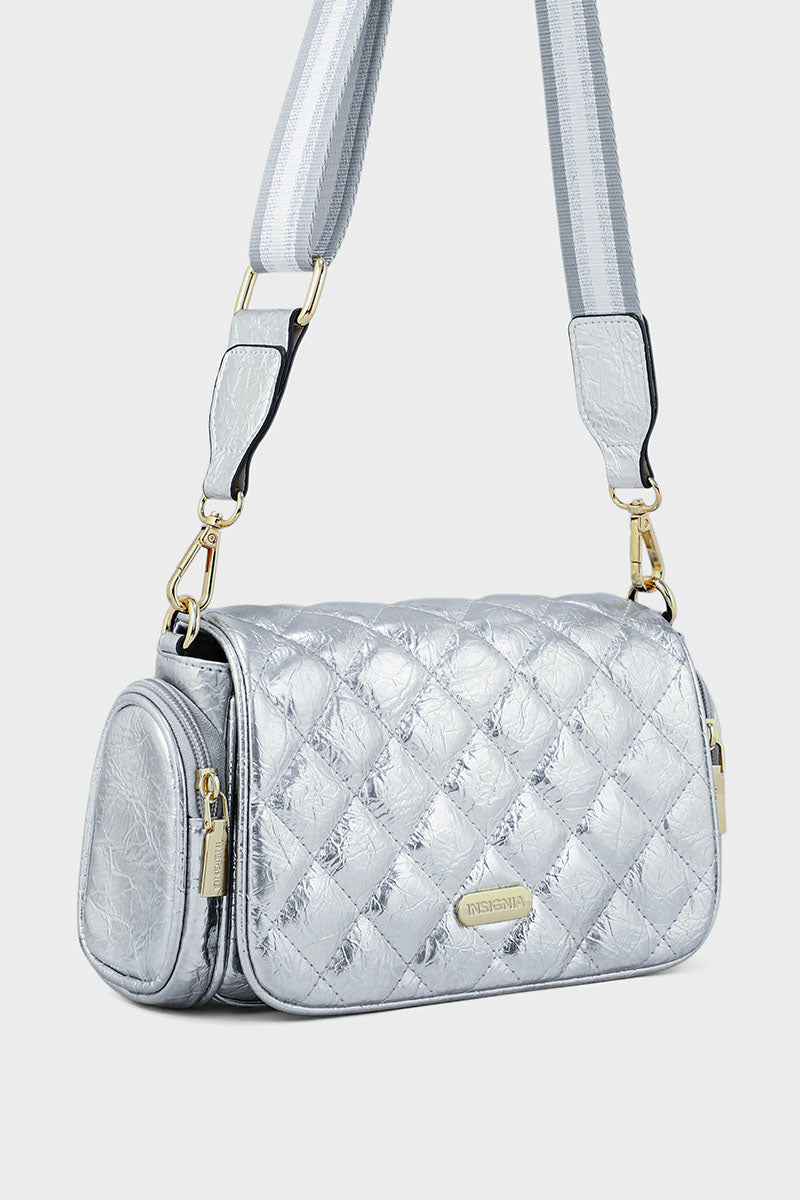Cross Shoulder Bags BS2052-Silver