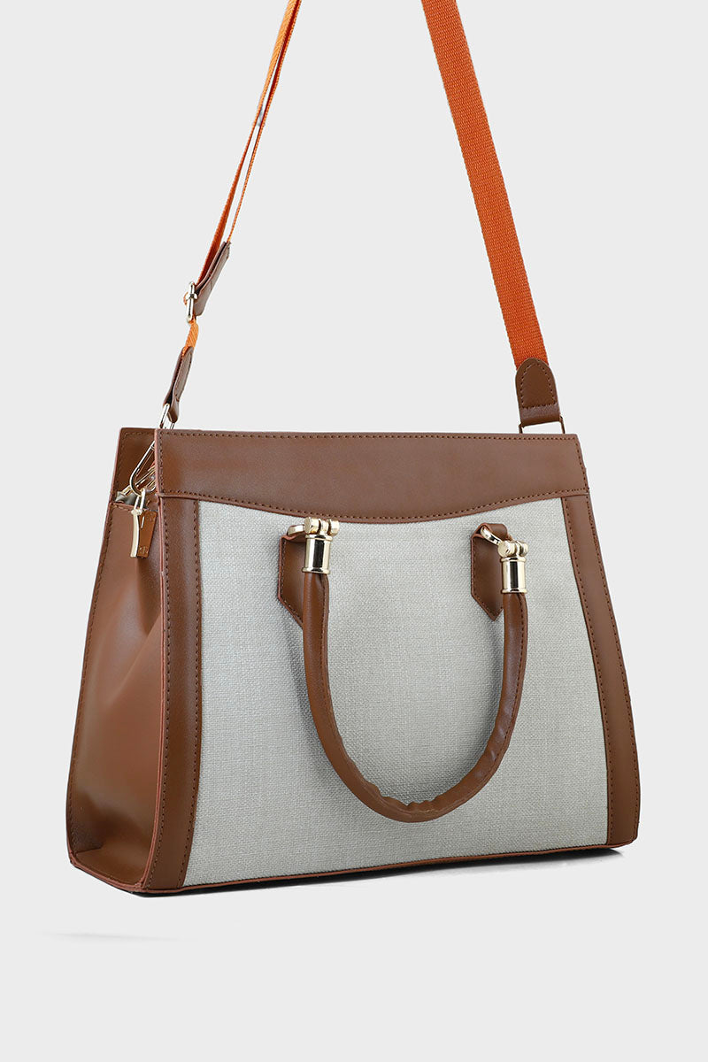 Top Handle Hand Bags BH0028-Brown