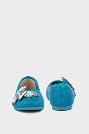 Girls Formal Pumps GF6000-Blue