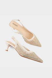 Party Wear Sling Back IP4020-Ivory