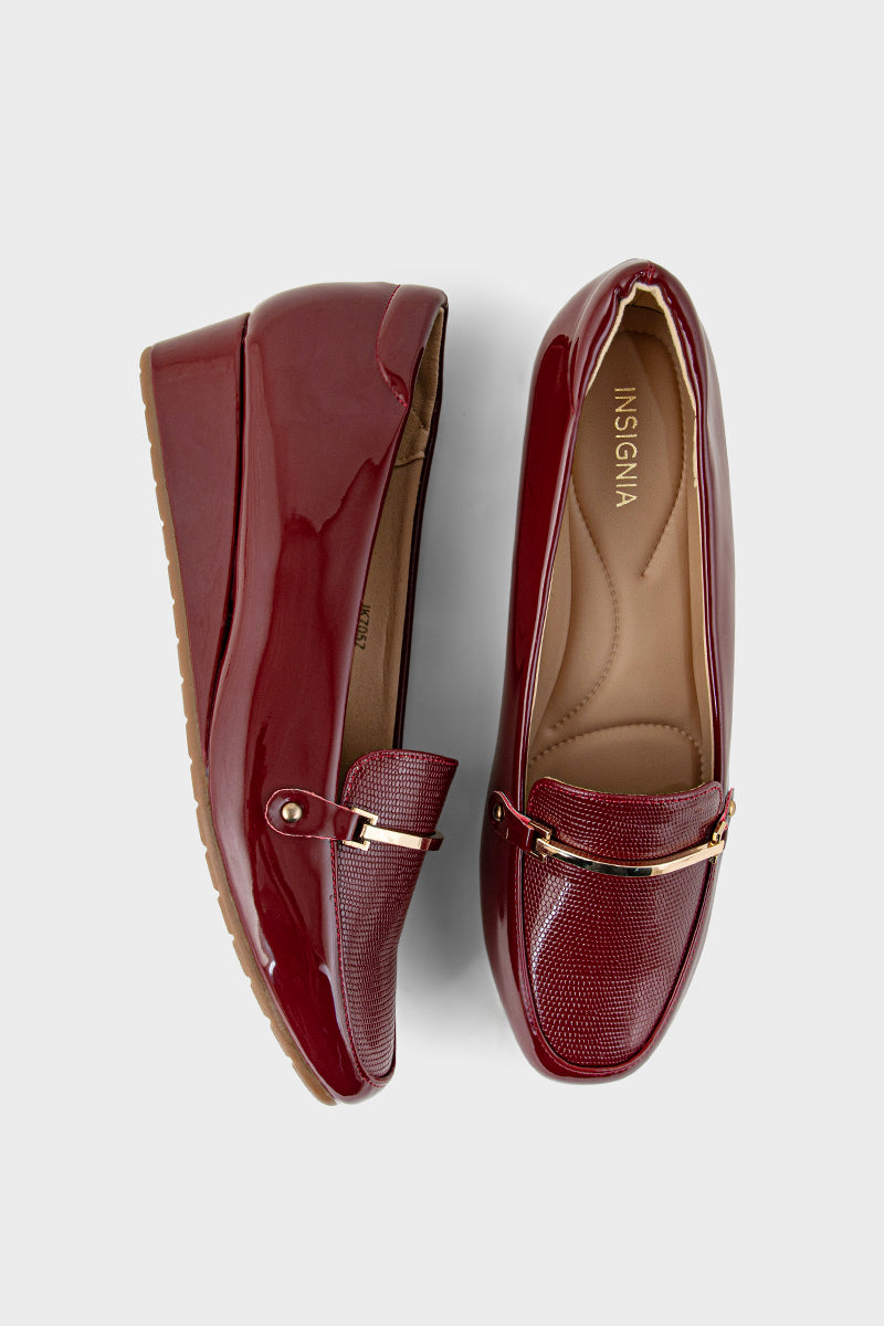 Comfort Moccasin IK7057-Burgundy