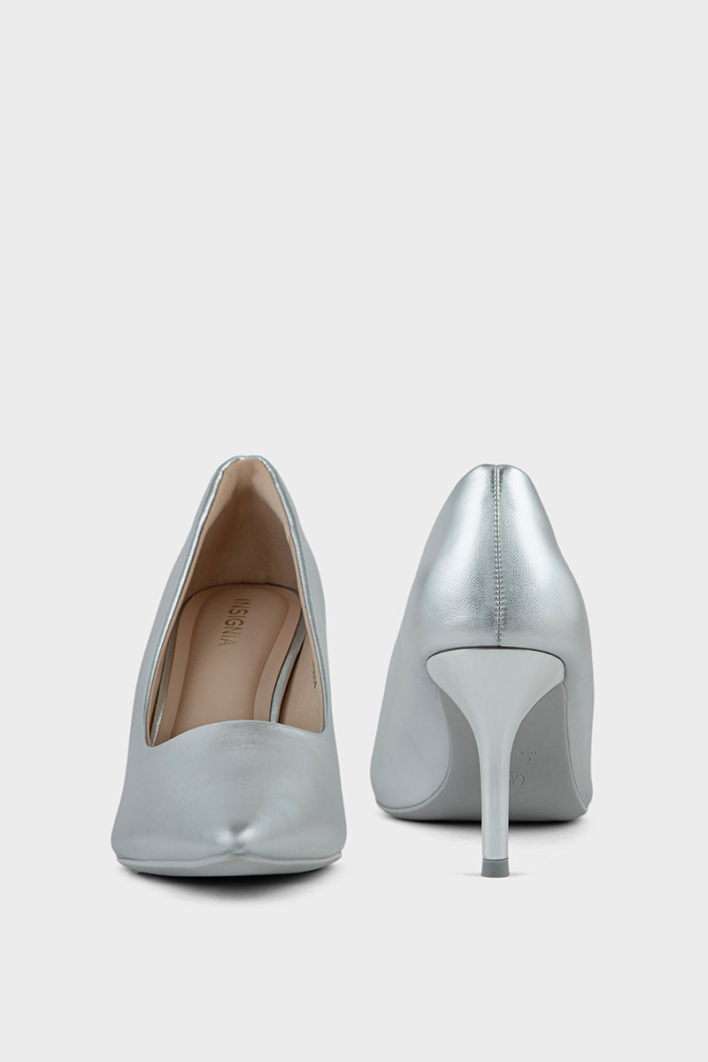 Party Wear Court Shoes IP5014-Silver