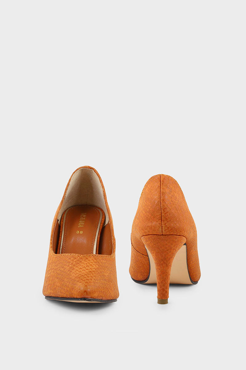 Formal Court Shoes I44424-Mustard