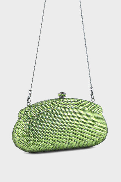 Party Wear Clutch BK4058-Olive