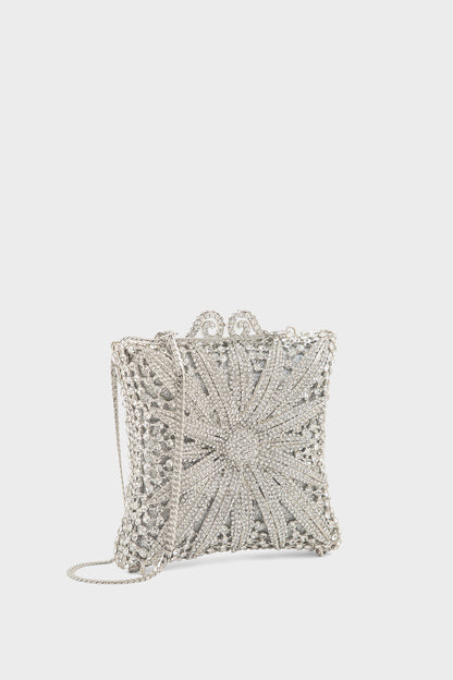 Party Wear Clutch BK4159-Silver