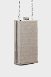 Party Wear Clutch BK4069-Gun Metallic