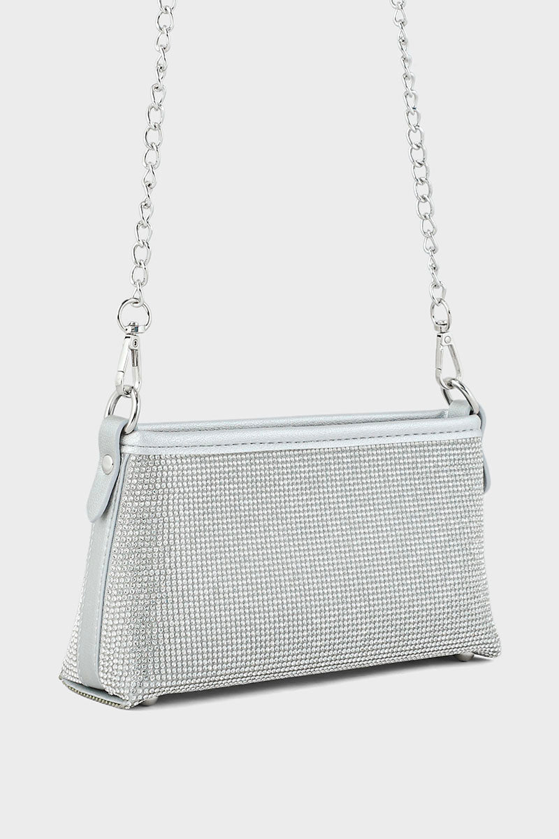 Cross Shoulder Bags BS2039-Silver