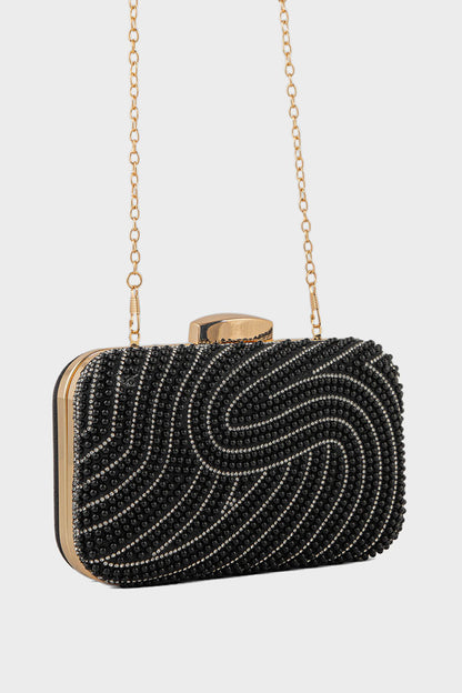 Party Wear Clutch BK4116-Black