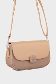 Saddle Shoulder Bags BS2132-Beige