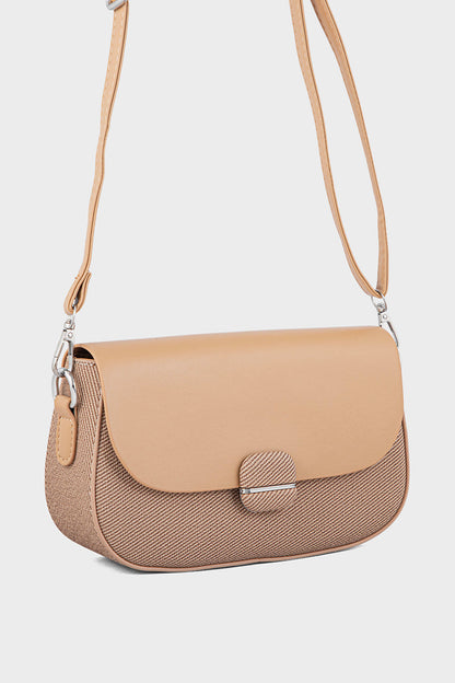 Saddle Shoulder Bags BS2132-Beige