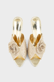 Party Wear Slip On IP0133-Gold